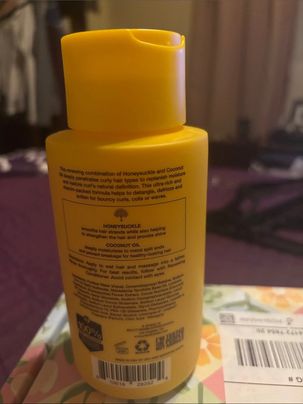 Plantanical's Renewing Shampoo for Curly Hair or Full Hair